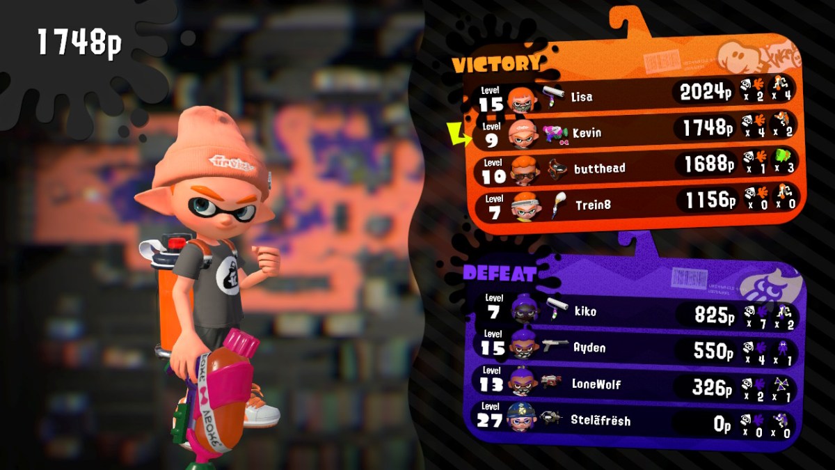 Splatton2LisaandKevinleaderboard