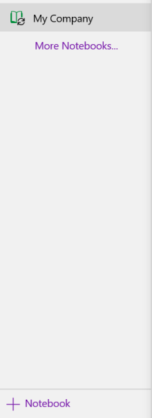 Onenote new workbook