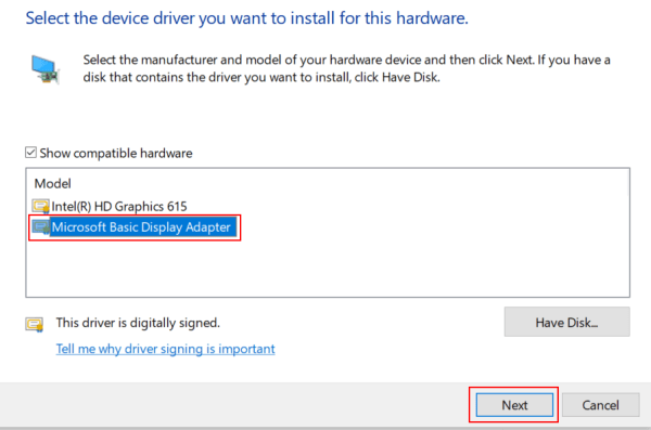 Basic Display Adapter